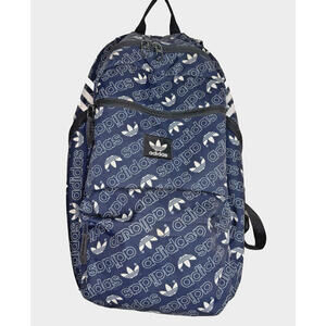 Adidas AOP Original National Backpack Navy Trefoil Logo Large